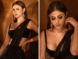 Mouni Roy looks smouldering hot in shimmery black lehenga for DID L’il Masters