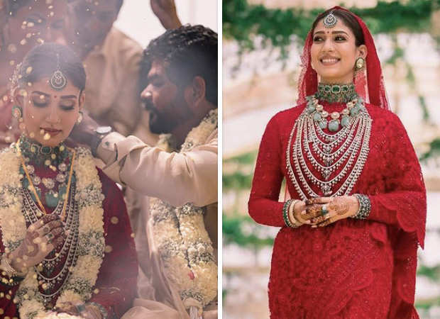 EXCLUSIVE: Nayanthara wanted red custom-made wedding saree; Personalized  with her and Vignesh Shivan's name