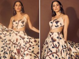 Nushrratt Bharuccha amps up fashion game in floral skirt set worth Rs. 27,500 for Janhit Me Jari promotions