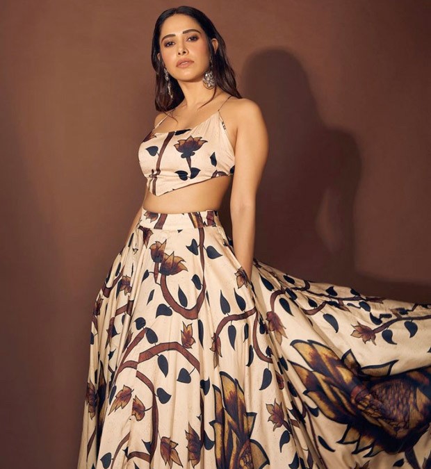 Nushrratt Bharuccha amps up fashion game in floral skirt set worth Rs. 27,500 for Janhit Me Jari promotions 