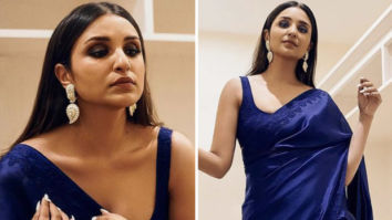 Parineeti Chopra is elegance personified in Manish Malhotra’s indigo-blue saree