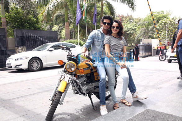 Photos: Abhimanyu Dassani and Shirley Setia snapped promoting their film Nikamma in Lucknow Photos: Abhimanyu Dassani and Shirley Setia snapped promoting their film Nikamma in Lucknow