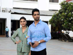 Photos: Adivi Sesh and Saiee Manjrekar snapped promoting their film Major Photos: Adivi Sesh and Saiee Manjrekar snapped promoting their film Major