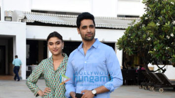 Photos: Adivi Sesh and Saiee Manjrekar snapped promoting their film Major