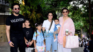 Photos: Ayushmann Khuranna and Zayed Khan snapped with their families and Sussanne Khan snapped at Music Education in Bandra