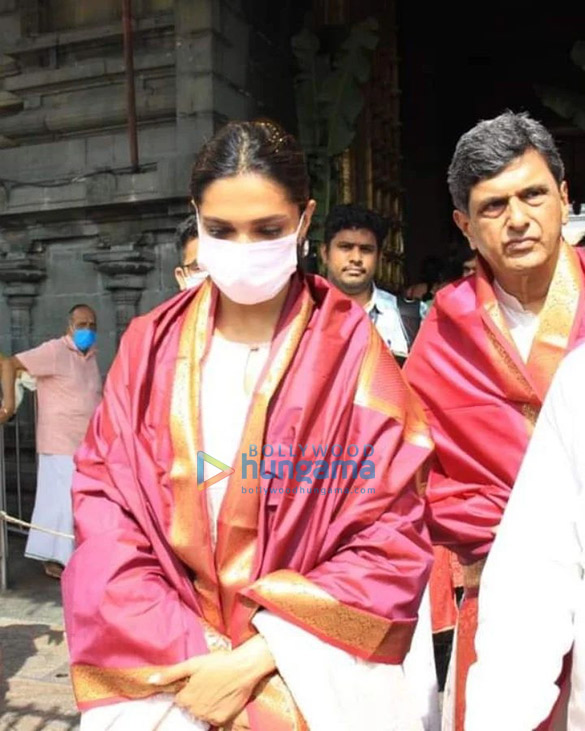 photos deepika padukone visits tirupati temple with her father on his birthday 4