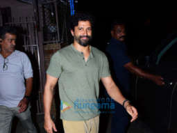 Photos: Farhan Akhtar spotted at a dubbing studio in Bandra