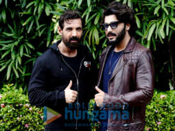 Photos: John Abraham, Arjun Kapoor and Tara Sutaria spotted at Taj Lands End promoting Ek Villain Returns