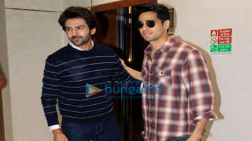 Photos: Kartik Aaryan and Sidharth Malhotra spotted in Andheri