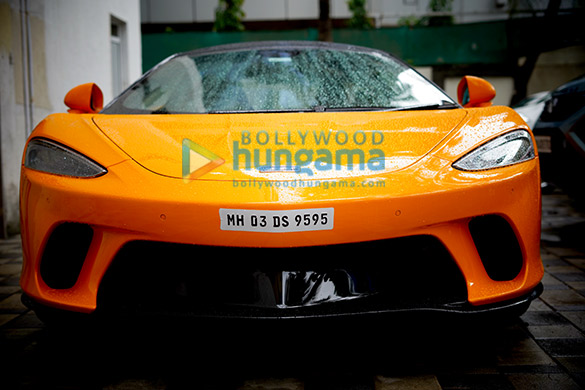 photos kartik aaryan snapped with his new car mclaren gt at t series office 1