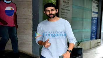 Photos: Kartik Aryan snapped at Rohit Dhawan’s office Juhu