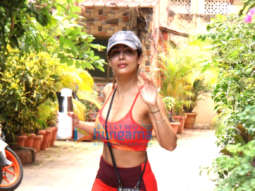 Photos: Malaika Arora spotted outside Diva Yoga in Bandra