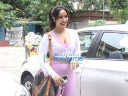 Photos: Neha Sharma and Neha Bhasin spotted outside a gym in Bandra