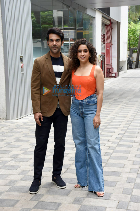 Photos Rajkummar Rao And Sanya Malhotra Snapped During The Promotions ...