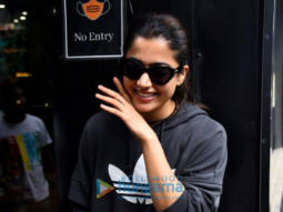 Photos: Rashmika Mandanna snapped at Vikas Bahl’s office and at Tip & Toe in Juhu