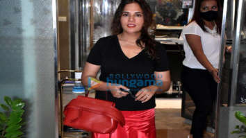 Photos: Richa Chadha snapped at a salon in Bandra