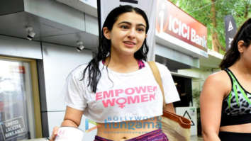 Photos: Sara Ali Khan spotted at bandra