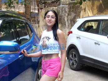 Photos: Sara Ali Khan spotted outside a pilates studio