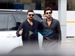 Photos: Shamshera stars Ranbir Kapoor, Sanjay Dutt and Vaani Kapoor snapped at Kalina private airport