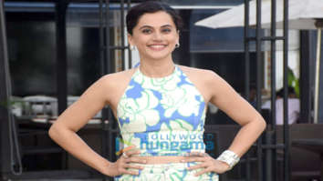 Photos: Taapsee Pannu snapped during Shabaash Mithu promotions in Juhu