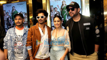 Photos: Team of Janhit Mein Jaari snapped at Miraj Cinemas Velocity in Indore during the promotions of their film