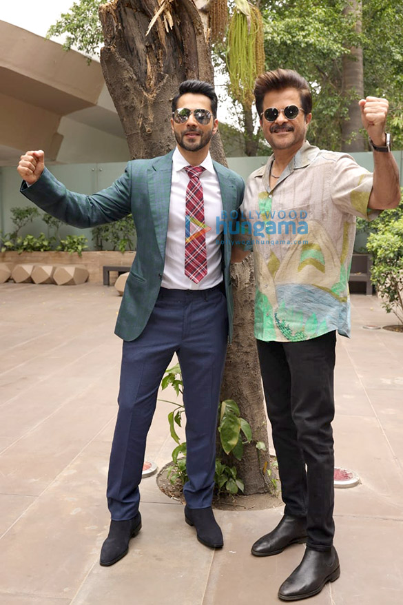 photos varun dhawan kiara advani maniesh paul anil kapoor and neetu kapoor snapped during the promotions of jugjugg jeeyo 7