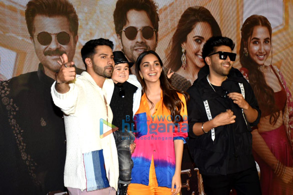 photos varun dhawan kiara advani and guru randhawa grace the launch of the track nain ta heera from their film jugjugg jeeyo 4