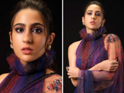 Sara Ali Khan exudes unrivalled beauty in multi-coloured Manish Malhotra saree with ruffled blouse