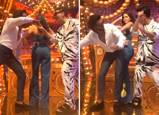 Simmba duo Ranveer Singh and Sara Ali Khan join Karan Johar take ‘The Punjaabban Song’ dance challenge; Varun Dhawan is impressed 