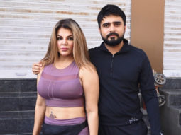 Spotted: Rakhi Sawant talking about her ex husband Ritesh at gym