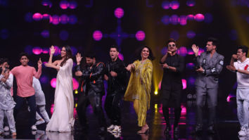 Jugjugg Jeeyo stars Varun Dhawan, Kiara Advani, and Anil Kapoor grace the set of Dance Deewane Juniors