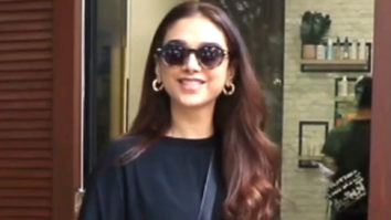 Aditi Rao Hydari looks stylish in all black outfit