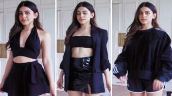 From mini-skirts to co-ords, Alaya F plays dress up in 5 different black outfits; check out her chic fashion reel