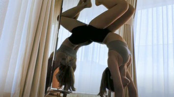 Alaya F’s super flexible yoga pose