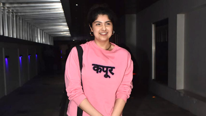 Anshula Kapoor attends Huma Qureshi’s birthday bash sporting an all pink outfit