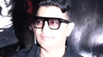 Bhushan Kumar poses for paps at Ek Villian Returns screening