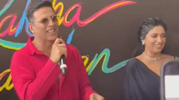 Birthday song for birthday girl Bhumi Pednekar by Akshay Kumar