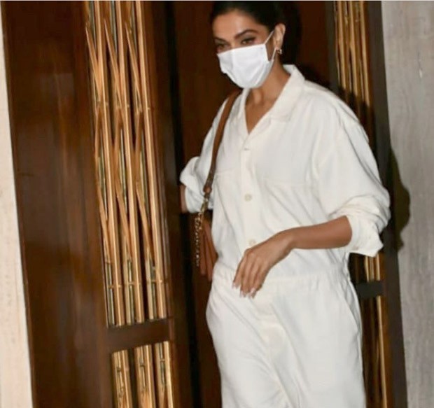 Deepika Padukone grabs the spotlight in a white jumpsuit and Rs. 2.29 Lakh Louis Vuitton bag