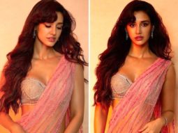 Disha Patani flaunts her toned frame in pink net embellished saree in her latest photo-shoot