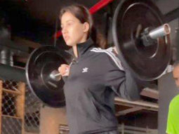 Disha Patani’s intense workout