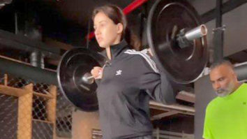 Disha Patani’s intense workout