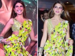 Jacqueline Fernandez looks like a vision to behold during the pre release event of Ra Ra Rakkamma; Dances with Kichcha Sudeepa & Salman Khan