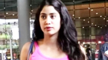 Janhvi Kapoor spotted at airport in a sporty look