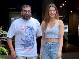 Kriti Sanon and Anurag Kashyap pose together