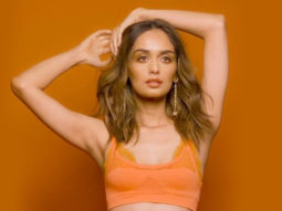 Manushi Chhillar looks killer in orange- blue combination