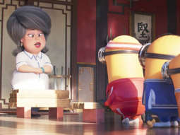 Minions: The Rise of Gru: The Minions try learning Kung-fu while trying to break a board
