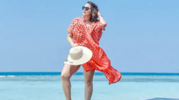 Neha Dhupia enjoys family time in Maldives