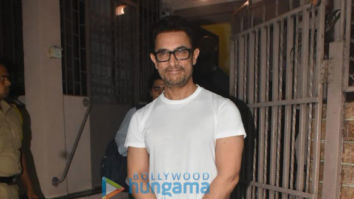 Photos: Aamir Khan snapped at a dubbing studio in Bandra