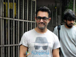 Photos: Aamir Khan snapped at a dubbing studio in Bandra