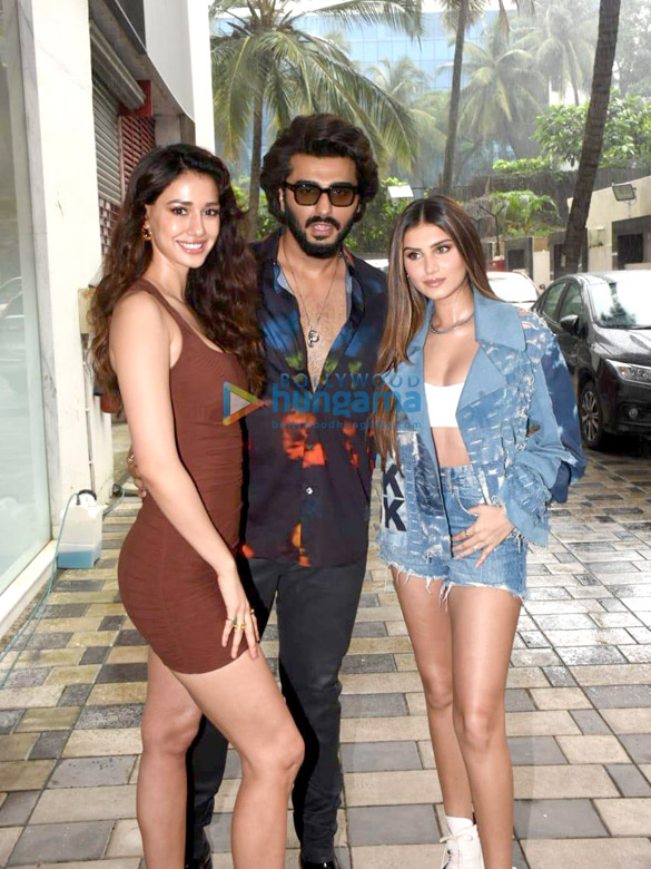 Photos: Arjun Kapoor, Disha Patani and Tara Sutaria snapped promoting their film Ek Villain Returns